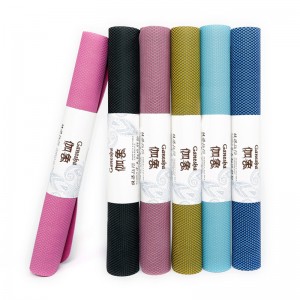 Colorful Fitness Wholesale Custom Logo Non Slip Eco Friendly Natural Rubber Yoga Mat