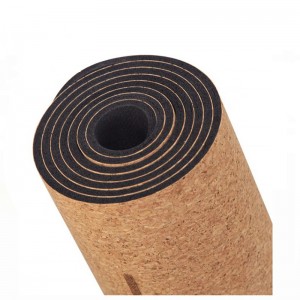 Eco-friendly Cork Rubber Yoga Mat