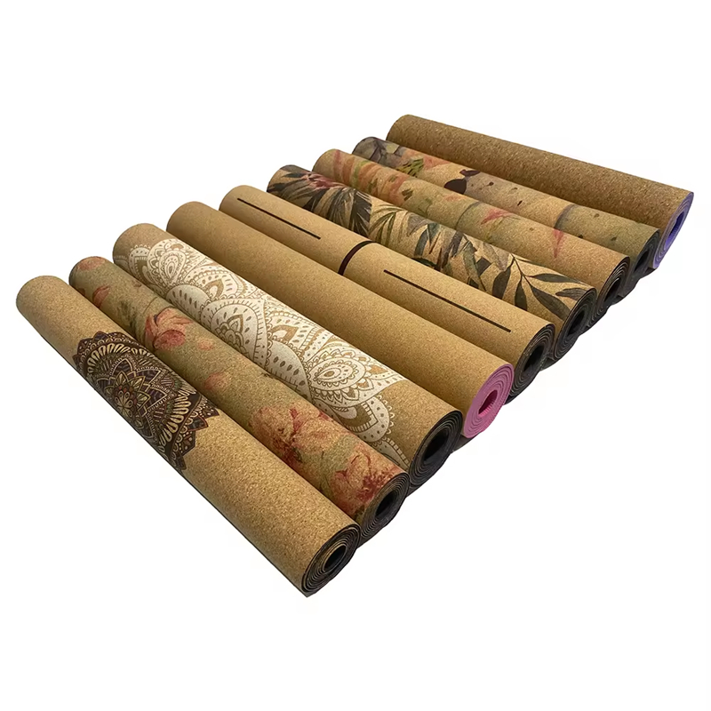 Cork Rubber Yoga Mat